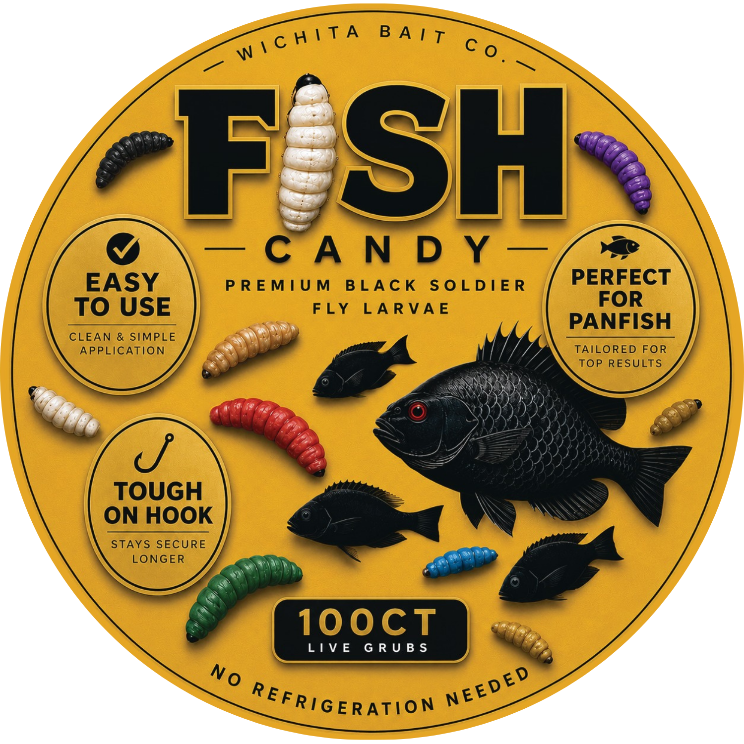 Fish Candy- 100ct Pre-Cupped